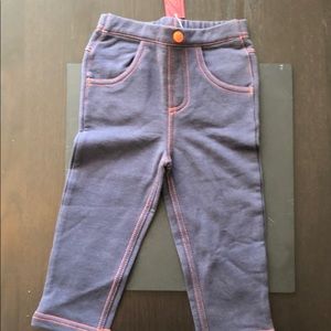 Zutano stretchy terry matchstick jean. 18m. NWT